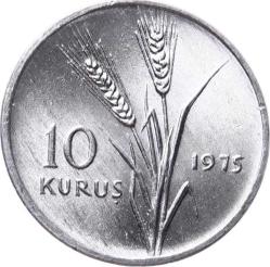 1975 Yılı 10 Kuruş - ÇİL TCM3134