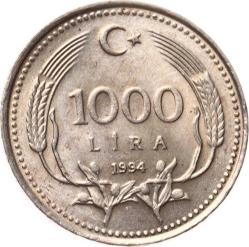 1994 Yılı 1000 Lira - ÇİL TCM3148