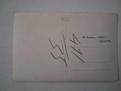 '' 9 Temmuz 1967, Ankara'' notlu Siyah Beyaz Dönem Fotoğraf - 13.5/8.5 cm. ( Selçuk Saygı)