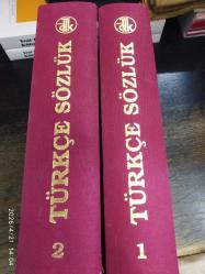 Türkçe Sözlük - 2 Cilt Takım ( türk dil kurumu) bez ciltli