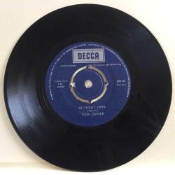 Tom Jones / Without Love - A Man Who Knows Too Much / Turkey 1969 / 45rpm / *Pop*