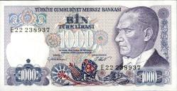 7.EMİSYON 1000 TÜRK LİRASI ÇİL