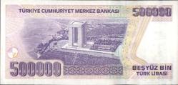 7. EMİSYON 500.000 TÜRK LİRASI ÇİL