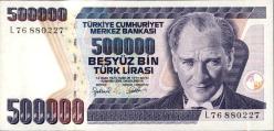 7. EMİSYON 500.000 TÜRK LİRASI ÇİL