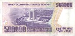 7. EMİSYON 500.000 TÜRK LİRASI ÇİL