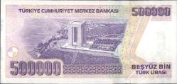 7. EMİSYON 500.000 TÜRK LİRASI ÇİL