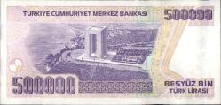 7. EMİSYON 500.000 TÜRK LİRASI ÇİL
