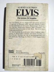 Albert GOLDMAN - Elvis Die letzen 24 Stunden
