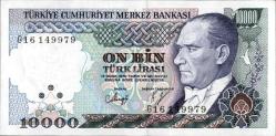 7.EMİSYON 10.000 TÜRK LİRASI ÇİL