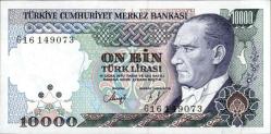 7.EMİSYON 10.000 TÜRK LİRASI ÇİL