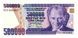 7.EMİSYON 500.000 LİRA SERİ G21 ÇİL
