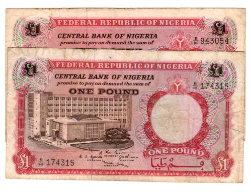 NIGERIA 2 ADET TEMİZ