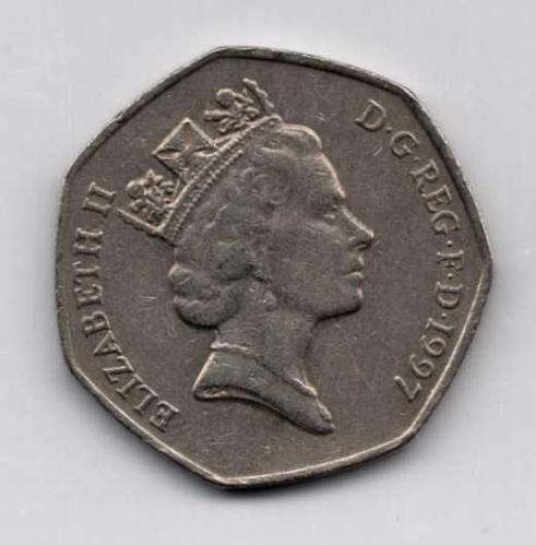 BİRLEŞİK KRALLIK-50 PEENY 1997 YILI