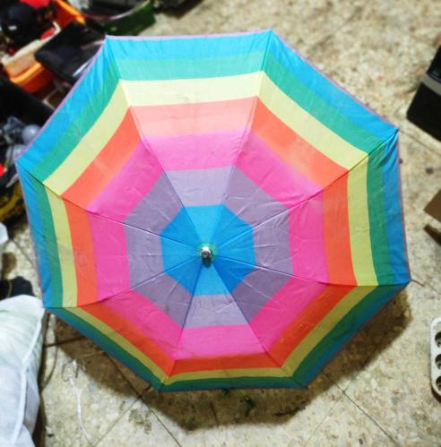 20479-ÇOK ŞİRİN VİNTAGE 80 Lİ YILLAR ŞEMSİYE