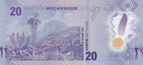 MOZAMBİK 20 METICAIS 2024 P#155 ÇİL