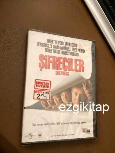 şifreciler  dvd (ambalajı açılmamış) robert redford dan aykroyd ben kingsley mary mcdonnell  (sneakers)