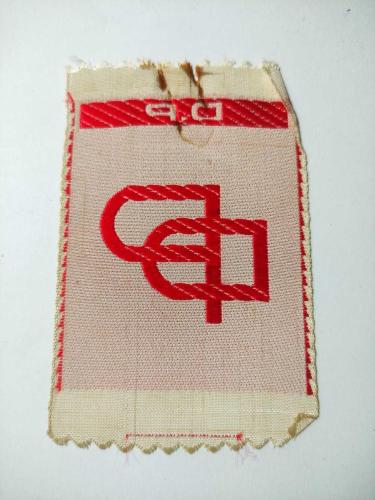 20488-KOLEKSİYONLUK **ÇOK NADİR **DEMOKRAT PARTİ YAKA BAYRAĞI***