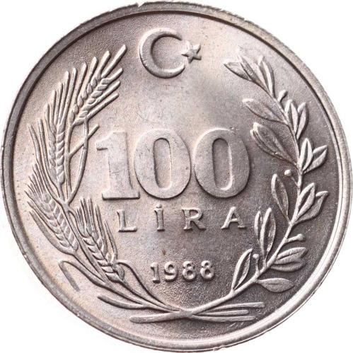 1988 Yılı 100 Lira - ÇİL TCM3156