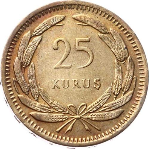 1956 Yılı 25 Kuruş - ÇA TCM3163