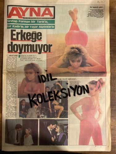AYNA AKTÜELİTE VE MAGAZİN GAZETESİ - DOĞUM GÜNÜ HEDİYESİ (TURKİSH - NEWSPAPER) - 8 OCAK 1986 - SAYI : 48 - TAM TAKIM 12 SAYFADIR -Mevlüt Aydın-Sevtap Parman-Tarık Akan-Kadir İnanır-Yaşar Alptekin-Canan Özbek-Erşan Halistürk-Müjde Ar-Suat Ebrem-Atilla Özdemiroğlu-Kamuran Akkor-Samime Sanay-Sakıp Sabancı-İlknur Odabaş-Adil Kanbak-Yaşar Sönmez-Mehmet Durmaz-Zeki Müren-İlham Behlül Pektaş-Selami Şahin-Ülkü Aker-Coşkun Sabah-Muzaffer Özpınar-Sevim Yücel-Saadettin Öktenay-Cemil İpekçi-Orhan Gencebay-Berhan Şimşek-Bülent Aras-Küçük Emrah-Süha Özger-Murti-Murteza Elgin-Arif-Mehtap Ar-Şerif Yüzbaşıoğlu-Samuel Fritz-Barbara Bell-Engin Kefeç-Nil-Muazzez Abacı-Seda Sayan-Meral Gökçe-Deniz Akbulut-Pembe Mutlu-Çiğdem Işbilir-Selçuk Ural-Gülşen Bubikoğlu-Müge Akyamaç-Halit Akçatepe-Aysel Mutlu-Pekşan Koşar-Yusuf Kaya-Seyfettin Sucu-Yurdaer Doğulu-Vasfi Rıza Zobu-Veysel Atasoy-Turgut Özal-Ümit Akyol-Semra Özal-Tevfik Gürcü-Orhan Suter-Lale Suter-Ömer Özkan-Zeynep Özkan-ZEKİ MÜREN POSTER