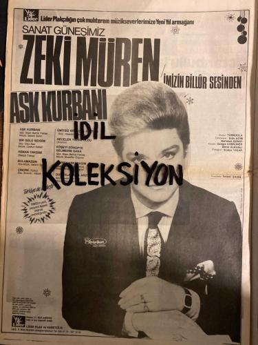AYNA AKTÜELİTE VE MAGAZİN GAZETESİ - DOĞUM GÜNÜ HEDİYESİ (TURKİSH - NEWSPAPER) - 8 OCAK 1986 - SAYI : 48 - TAM TAKIM 12 SAYFADIR -Mevlüt Aydın-Sevtap Parman-Tarık Akan-Kadir İnanır-Yaşar Alptekin-Canan Özbek-Erşan Halistürk-Müjde Ar-Suat Ebrem-Atilla Özdemiroğlu-Kamuran Akkor-Samime Sanay-Sakıp Sabancı-İlknur Odabaş-Adil Kanbak-Yaşar Sönmez-Mehmet Durmaz-Zeki Müren-İlham Behlül Pektaş-Selami Şahin-Ülkü Aker-Coşkun Sabah-Muzaffer Özpınar-Sevim Yücel-Saadettin Öktenay-Cemil İpekçi-Orhan Gencebay-Berhan Şimşek-Bülent Aras-Küçük Emrah-Süha Özger-Murti-Murteza Elgin-Arif-Mehtap Ar-Şerif Yüzbaşıoğlu-Samuel Fritz-Barbara Bell-Engin Kefeç-Nil-Muazzez Abacı-Seda Sayan-Meral Gökçe-Deniz Akbulut-Pembe Mutlu-Çiğdem Işbilir-Selçuk Ural-Gülşen Bubikoğlu-Müge Akyamaç-Halit Akçatepe-Aysel Mutlu-Pekşan Koşar-Yusuf Kaya-Seyfettin Sucu-Yurdaer Doğulu-Vasfi Rıza Zobu-Veysel Atasoy-Turgut Özal-Ümit Akyol-Semra Özal-Tevfik Gürcü-Orhan Suter-Lale Suter-Ömer Özkan-Zeynep Özkan-ZEKİ MÜREN POSTER