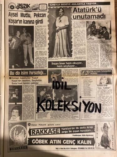 AYNA AKTÜELİTE VE MAGAZİN GAZETESİ - DOĞUM GÜNÜ HEDİYESİ (TURKİSH - NEWSPAPER) - 8 OCAK 1986 - SAYI : 48 - TAM TAKIM 12 SAYFADIR -Mevlüt Aydın-Sevtap Parman-Tarık Akan-Kadir İnanır-Yaşar Alptekin-Canan Özbek-Erşan Halistürk-Müjde Ar-Suat Ebrem-Atilla Özdemiroğlu-Kamuran Akkor-Samime Sanay-Sakıp Sabancı-İlknur Odabaş-Adil Kanbak-Yaşar Sönmez-Mehmet Durmaz-Zeki Müren-İlham Behlül Pektaş-Selami Şahin-Ülkü Aker-Coşkun Sabah-Muzaffer Özpınar-Sevim Yücel-Saadettin Öktenay-Cemil İpekçi-Orhan Gencebay-Berhan Şimşek-Bülent Aras-Küçük Emrah-Süha Özger-Murti-Murteza Elgin-Arif-Mehtap Ar-Şerif Yüzbaşıoğlu-Samuel Fritz-Barbara Bell-Engin Kefeç-Nil-Muazzez Abacı-Seda Sayan-Meral Gökçe-Deniz Akbulut-Pembe Mutlu-Çiğdem Işbilir-Selçuk Ural-Gülşen Bubikoğlu-Müge Akyamaç-Halit Akçatepe-Aysel Mutlu-Pekşan Koşar-Yusuf Kaya-Seyfettin Sucu-Yurdaer Doğulu-Vasfi Rıza Zobu-Veysel Atasoy-Turgut Özal-Ümit Akyol-Semra Özal-Tevfik Gürcü-Orhan Suter-Lale Suter-Ömer Özkan-Zeynep Özkan-ZEKİ MÜREN POSTER