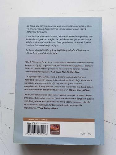 EKONOMİ POLİTİKASI - TEORİ VE TÜRKİYE UYGULAMASI ( 1436 )