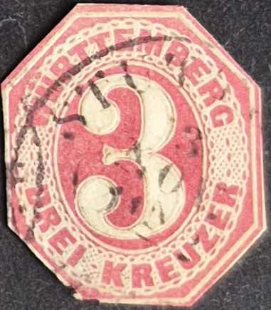 +++ ALMANYA - WURTTEMBERG      1874    3K   - DAMGALI , HALİYLE