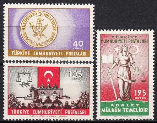 1960 YASSIADA DURUŞMALARI TAM SERİ MNH