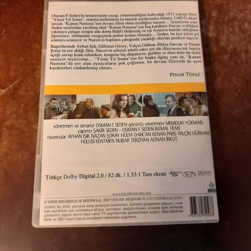 YIRMİ YIL SONRA - AYHAN IŞIK - DVD - ORJINAL BANDROLLU