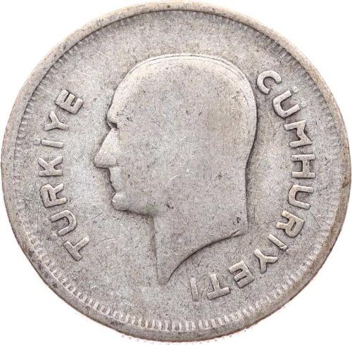 1935 Yılı 50 Kuruş Gümüş - Temiz TCM3206 #135