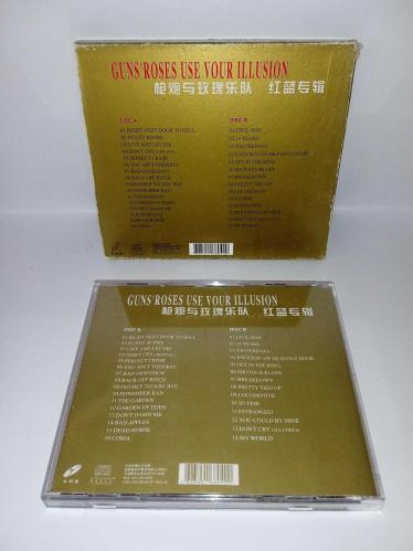 Cd Guns N' Roses Use Your Illusion 1 ve 2 unoffical China Edition. 2 disk. Nadir Çin edisyonu. Diskler tertemiz. Sorunsuz çalışıyor.