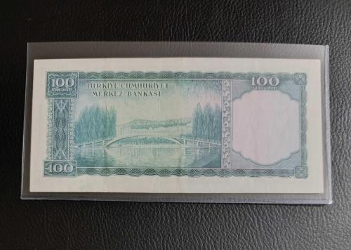 5. EMİSYON NADİR 2. TERTİP 100 LİRA ÇOK ÇOK TEMİZ KONDİSYONDA