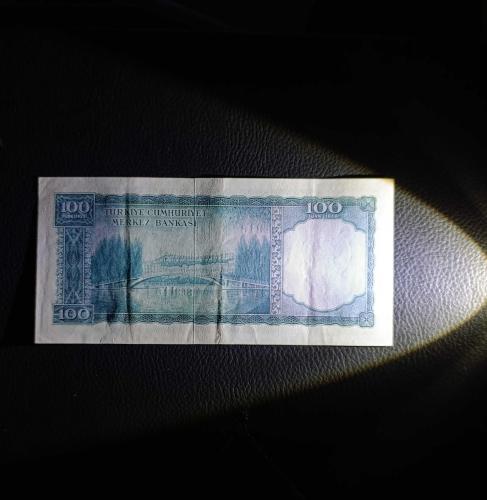 5. EMİSYON NADİR 2. TERTİP 100 LİRA ÇOK ÇOK TEMİZ KONDİSYONDA