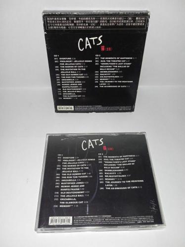 Cd Cats Soundtrack unoffical China Edition. 2 disk. Nadir Çin edisyonu. Diskler 10 üzerinden 9.5 Sorunsuz çalışıyor. Cd kabında birkaç çatlak var. Andrew Lloyd Webber'ın ünlü 