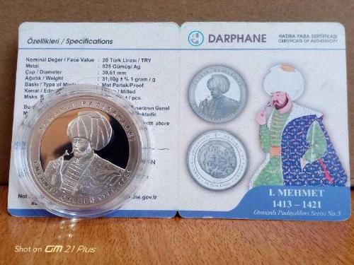 I. Mehmed – Çelebi Mehmed (Gümüş) / Osmanlı Padişahları Serisi No:5