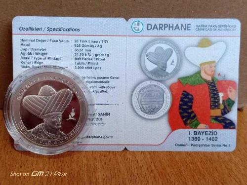 Yıldırım Bayezid Osmanlı Padişahları Serisi No:4