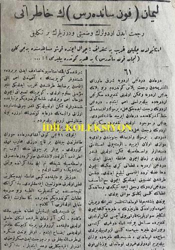 Osmanlıca Vakit Gazetesi, Orijinal Dönem Basım, (Ottoman Newspaper) - 29 Haziran 1921 - Sayı: 2177 - Hicri: 22 Şevval 1339 - Rumi: 29 Haziran 1337 - Muhacirler Buraya Naklediliyor - İzmit'te Muhtac-ı Muavenet Bir Halde Bulunan İslam Muhacirleri İstanbul'a Nakletmek Üzere Dün Yedi Vapur ve Bir Hilal-i Ahmer Heyeti İzmit'e Müteveccihen Hareket Etmiştir - Son Alınan Haberler, Yunanlıların İzmit'te Bulunan Ağırlıklarıyla Top ve Cephanelerini Kamilen Naklettiklerini Göstermektedir. Kuva-yı Milliye İzmit'in Pek Yakınında Bulunan Derbent Mevkiine Kadar Gelmiştir. Haber Aldığımıza Göre İzmit, Dün Akşama Kadar Kamilen Tahliye Edilmiş Bulunacaktı - Taarruza Geçeceklerini Tekrar İlan Ediyorlar - Kralın Riyaseti Altında Bir Meclis Taarruzun Gününü Kararlaştıracak İmiş - Atina'da Asabiyet ve Gazetelerin Mütalaatı - Gazeteler Tavassut Teklifinin Reddedilmesini Muvafık Buluyorlar - Bursa Cephesinde Vaziyet - İzmit Cephesindeki İnhilal Bu Havaliye de Sirayet Etti
