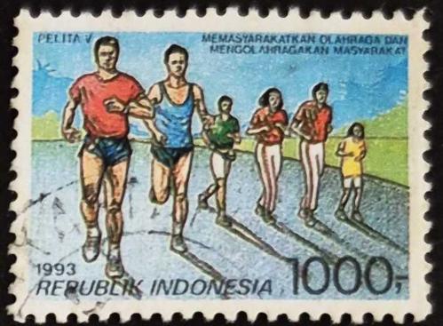 +++ ENDONEZYA KOŞU YAPANLAR      1993  - DAMGALI