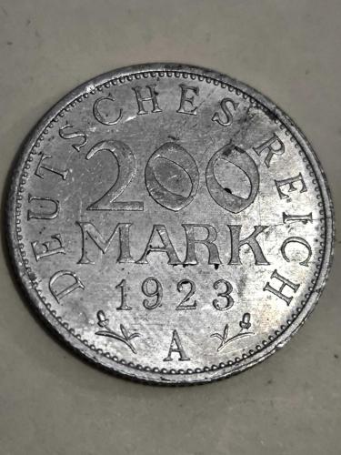 Yabancı madeni para Almanya 1923 iyi kondüsyonda