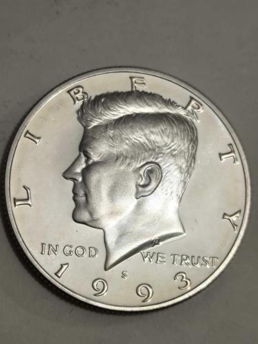 Yabancı madeni para Amerika 1993 Prof Baskı 12.5 Gram Gümüş Süper kondüsyonda