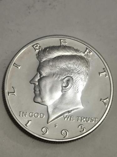 Yabancı madeni para Amerika 1993 Prof Baskı 12.5 Gram Gümüş Süper kondüsyonda