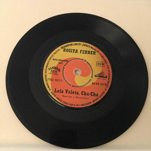 Rosita Ferrer / Lola Veleta Cha-Cha - El Poropompero / Turkey 1962 / 45rpm / *Latin*