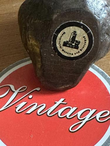 1950'ler dönemi Koleksiyonluk Alman dolgu bronz Yavru kuş, 357gr.!!! NADİR...