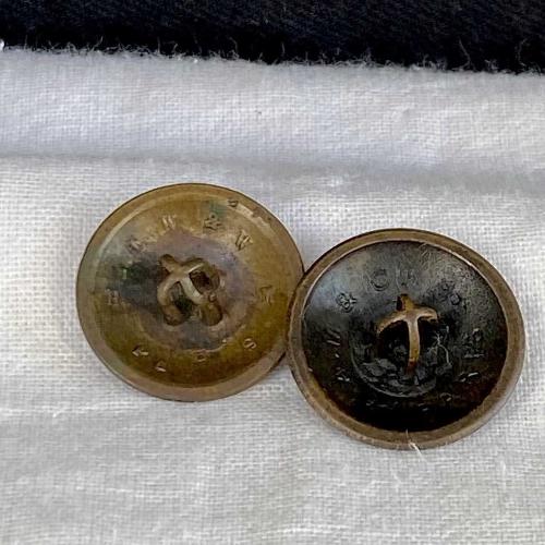 19.yy Paris Antika Metal Düğme Lotu