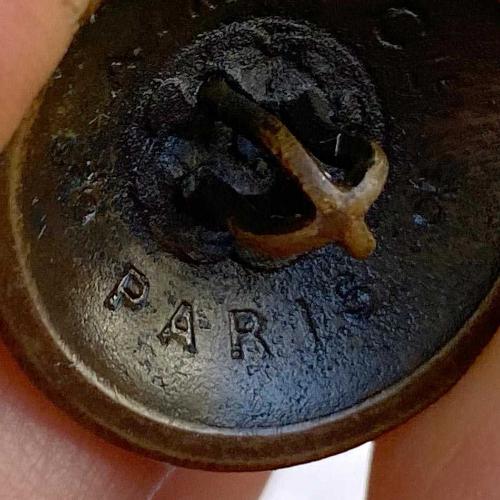 19.yy Paris Antika Metal Düğme Lotu