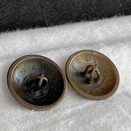 19.yy Paris Antika Metal Düğme Lotu