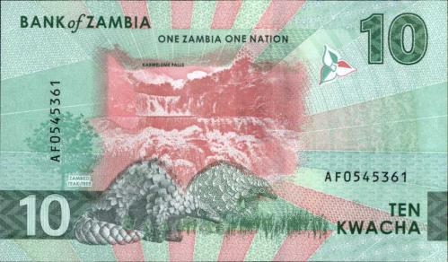 ZAMBIA 10 KWACHA ÇİL