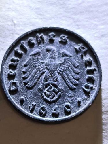 Almanya 1940 Nazi Yabancı Madeni para iyi kondüsyondadır