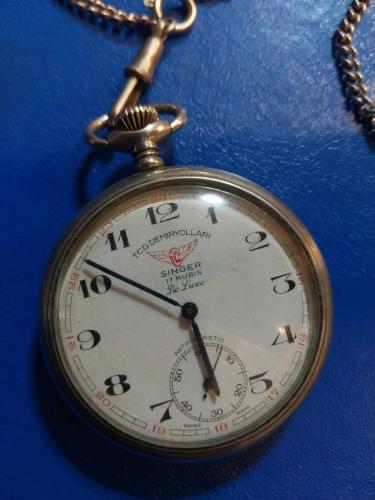 Cep saati, SİNGER CEP SAATİ SORUNSUZ.. T.C.DEVLET DEMİRYOLLARI ÇALIŞIR VAZİYETTE İSVİÇRE MALI  CEP SAATİ..